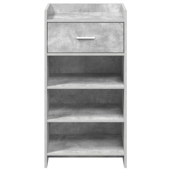 Schuhschrank Betongrau 48 x 36 x 92 cm Holzwerkstoff