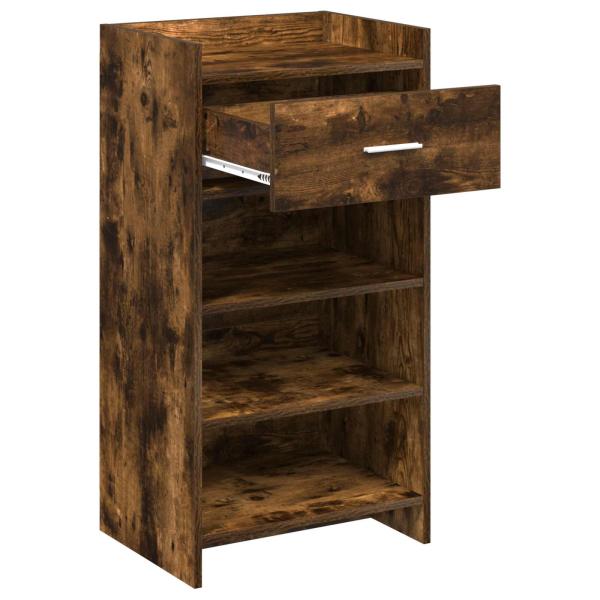 Schuhschrank Geräucherte Eiche 48 x 36 x 92 cm Holzwerkstoff