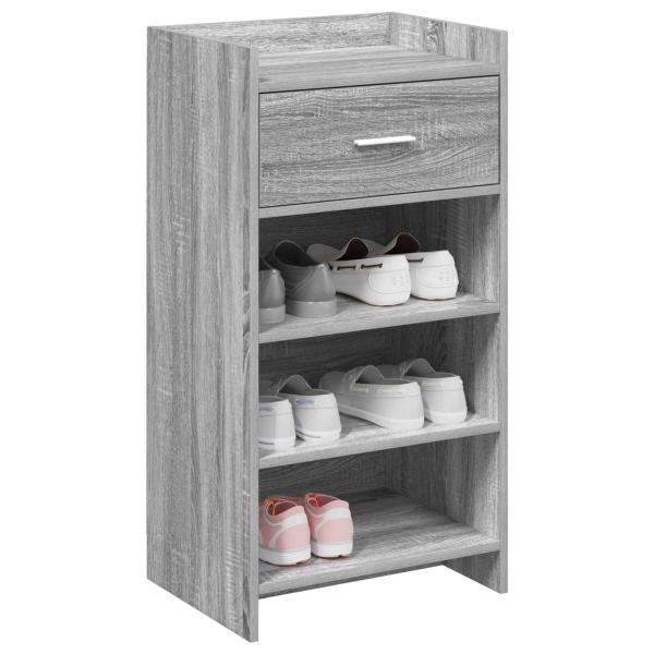 Schuhschrank Grau Sonoma 48 x 36 x 92 cm Holzwerkstoff