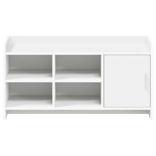 Schuhschrank mit Speicher Weiß 100 x 39,5 x 51 cm Holzwerkstoff