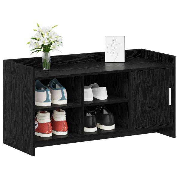 Schuhschrank Schwarze Eiche 100 x 39,5 x 51 cm Holzwerkstoff