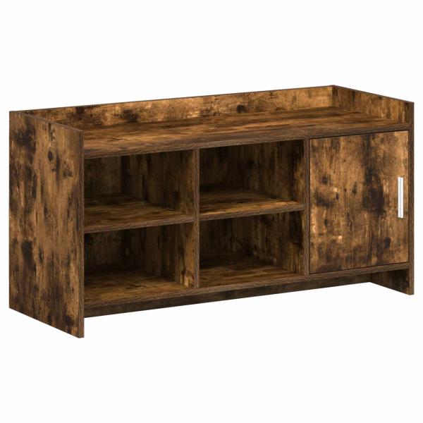 Schuhschrank Geräucherte Eiche 100 x 39,5 x 51 cm Holzwerkstoff