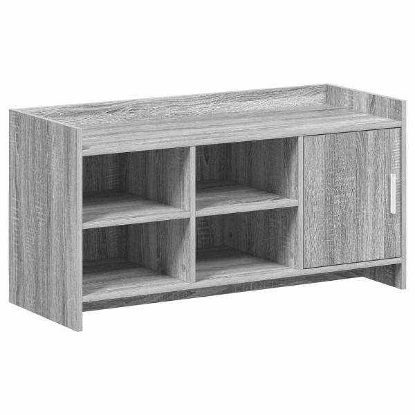 Schuhschrank Grau Sonoma 100 x 39,5 x 51 cm Holzwerkstoff
