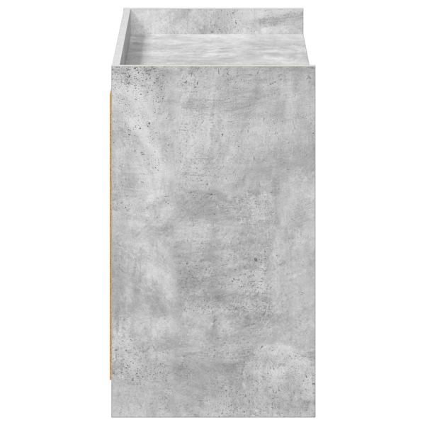 Schuhschrank Betongrau 85 x 39,5 x 70 cm Holzwerkstoff