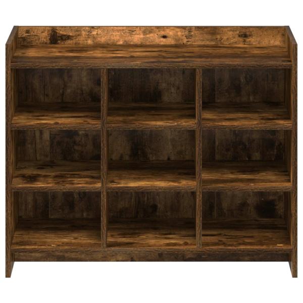 Schuhschrank Geräucherte Eiche 85 x 39,5 x 70 cm Holzwerkstoff
