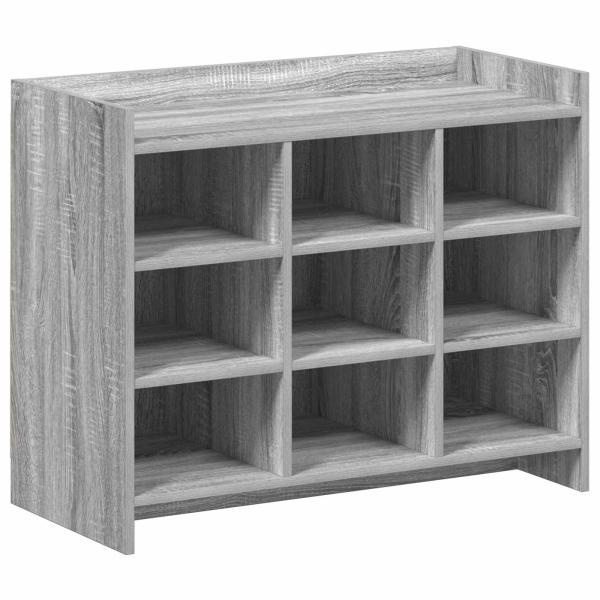 Schuhschrank Grau Sonoma 85 x 39,5 x 70 cm Holzwerkstoff
