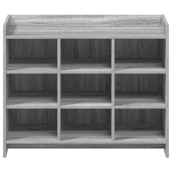 Schuhschrank Grau Sonoma 85 x 39,5 x 70 cm Holzwerkstoff