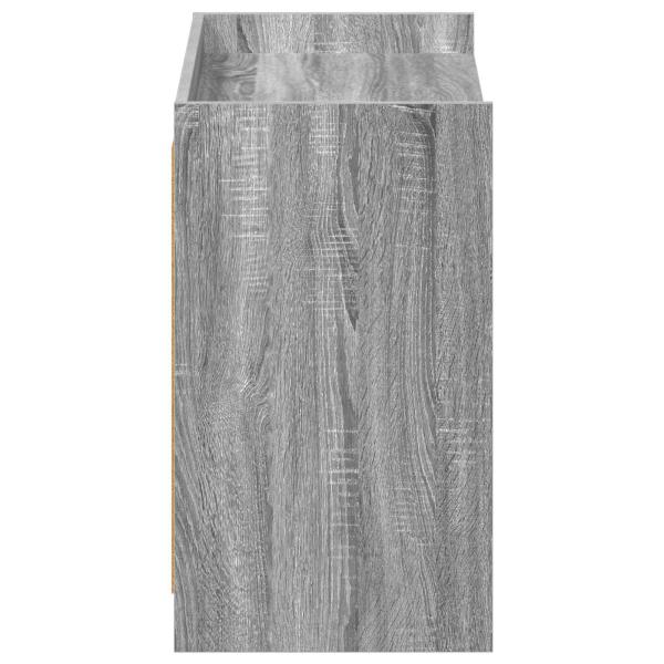 Schuhschrank Grau Sonoma 85 x 39,5 x 70 cm Holzwerkstoff