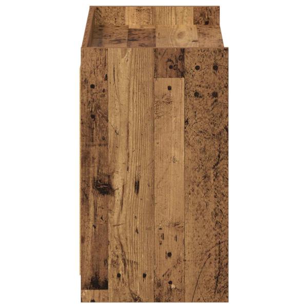 Schuhschrank Altholz 85 x 39,5 x 70 cm Holzwerkstoff