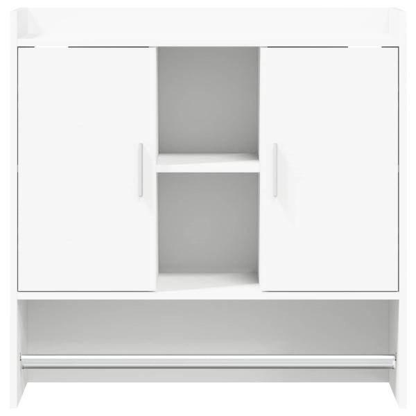 Wandregal Wandhalterung Wei? 80 x 36 x 80 cm Holzwerkstoff