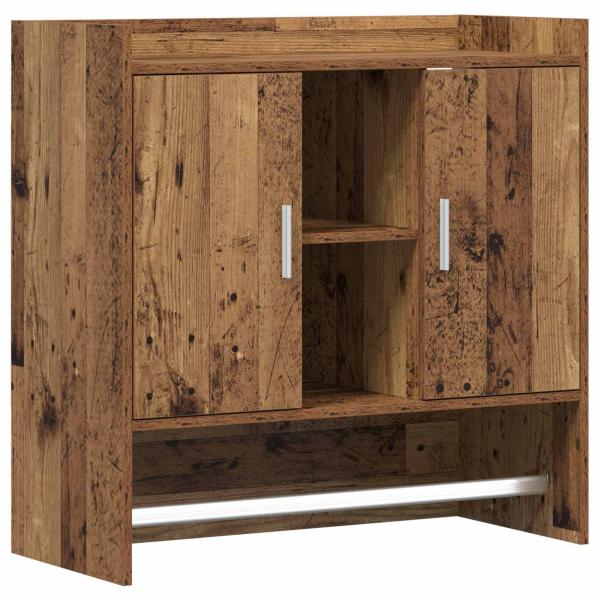 Wandregal Wandhalterung Altholz 80 x 36 x 80 cm Holzwerkstoff