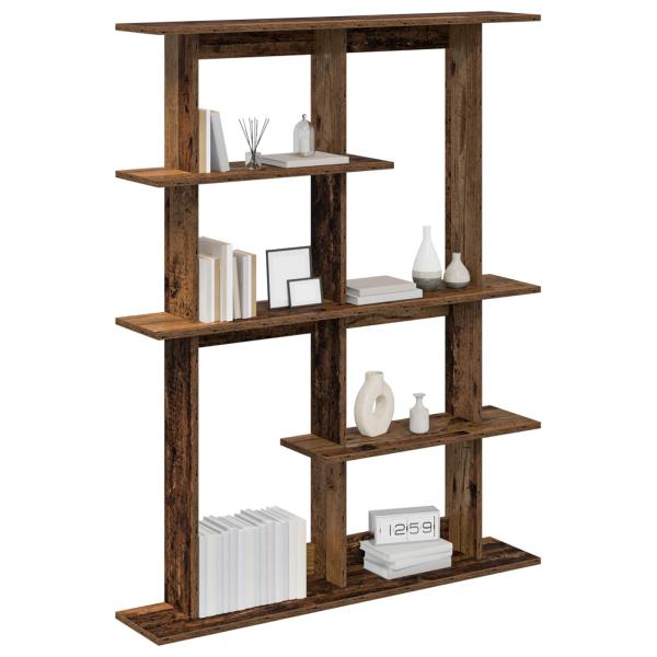 Wandregal Altholz 102 x 20 x 130 cm Holzwerkstoff
