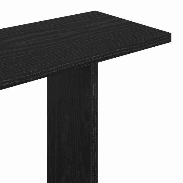 Wandregal Schwarze Eiche 100 x 20 x 126 cm Holzwerkstoff