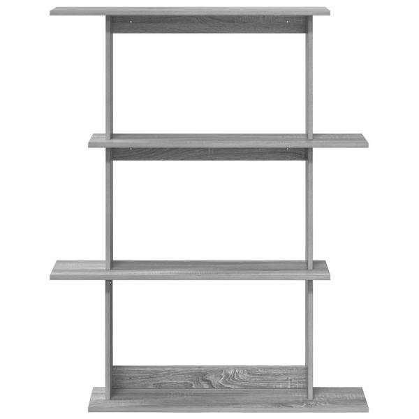Wandregal Grau Sonoma 100 x 20 x 126 cm Holzwerkstoff