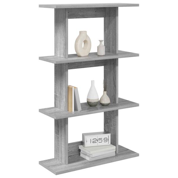 Wandregal Wandhalterung Grau Sonoma 56 x 20 x 90 cm