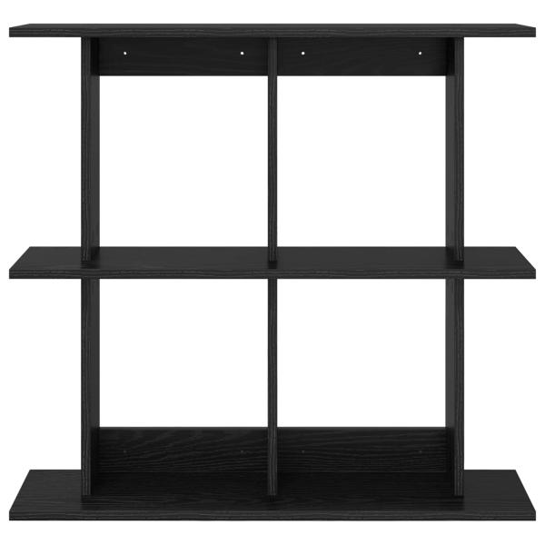 Wandregal Wandhalterung Schwarze Eiche 80 x 20 x 75 cm