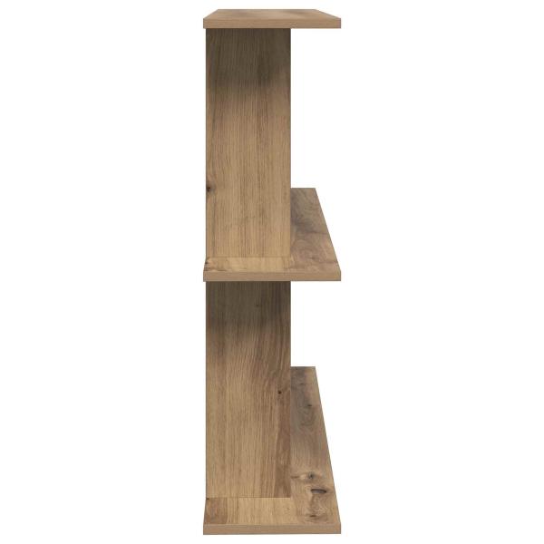 Wandregal Wandhalterung Artisan-Eiche 80 x 20 x 75 cm