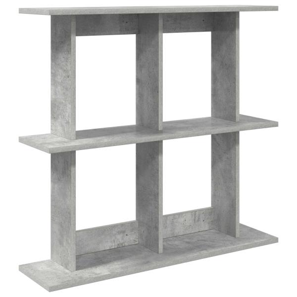 Wandregal Wandhalterung Betongrau 100 x 20 x 75 cm