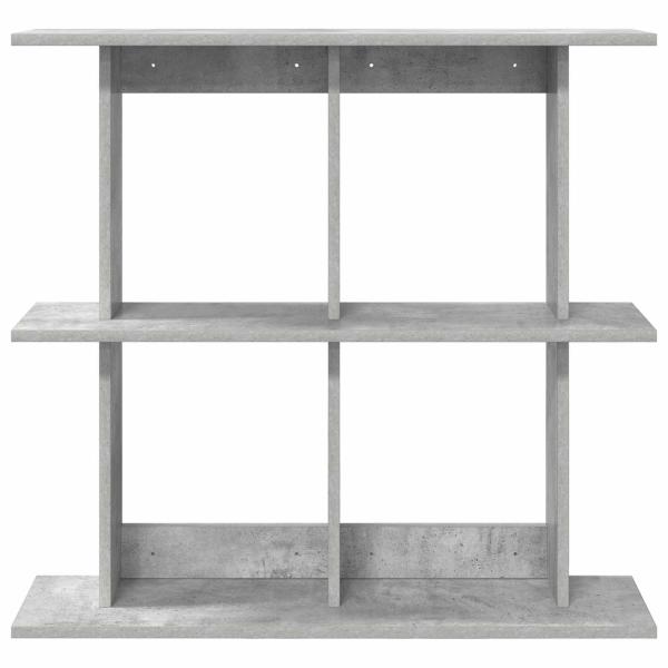 Wandregal Wandhalterung Betongrau 100 x 20 x 75 cm