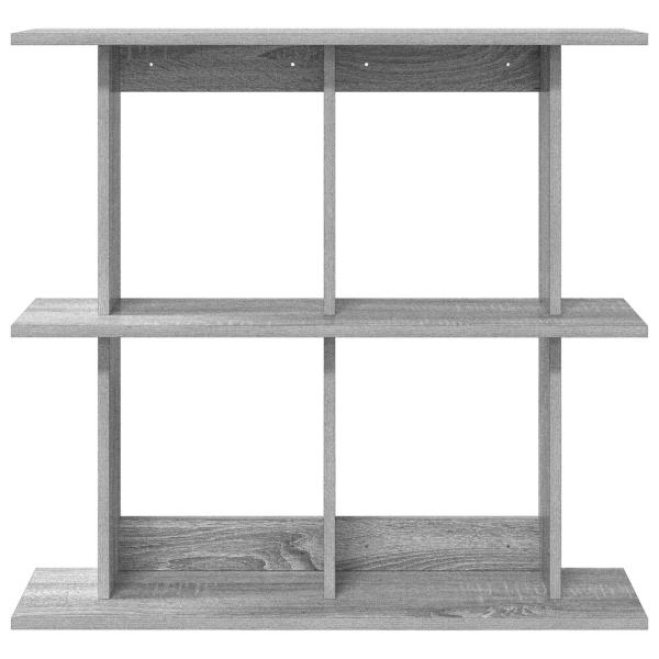 Wandregal Wandhalterung Grau Sonoma 100 x 20 x 75 cm