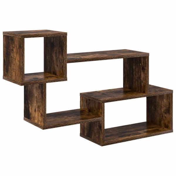 Schwebendes Regal Wandhalterung Raucheiche 87 x 20 x 55 cm