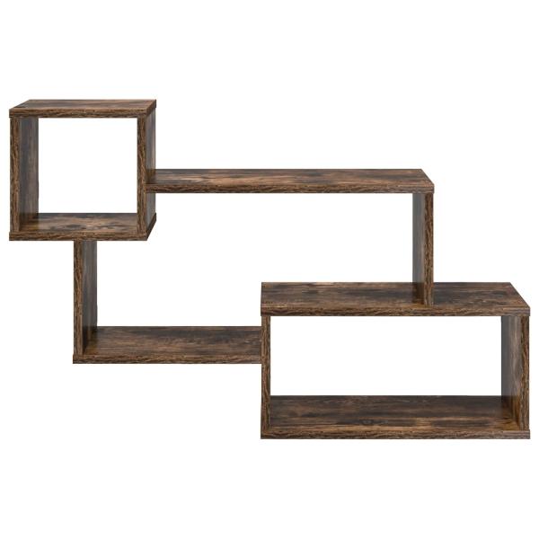 Schwebendes Regal Wandhalterung Raucheiche 87 x 20 x 55 cm