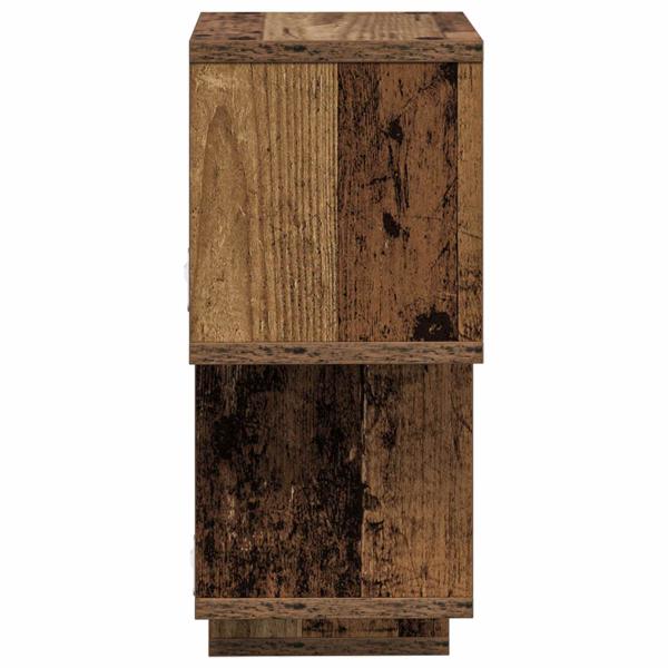 Schwebendes Regal Wandhalterung Altholz 87 x 20 x 55 cm