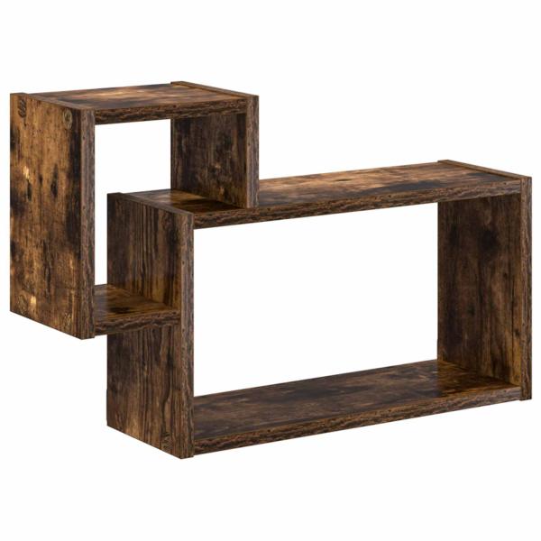 Wandregal Wandhalterung Raucheiche 55 x 15 x 35 cm