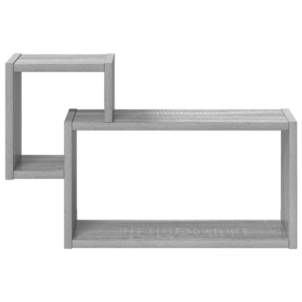 Wandregal Wandhalterung Grau Sonoma 55 x 15 x 35 cm