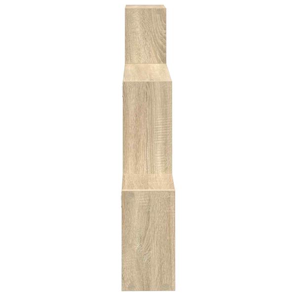 Wandregal Wandhalterung Sonoma-Eiche 91,5 x 15 x 76 cm