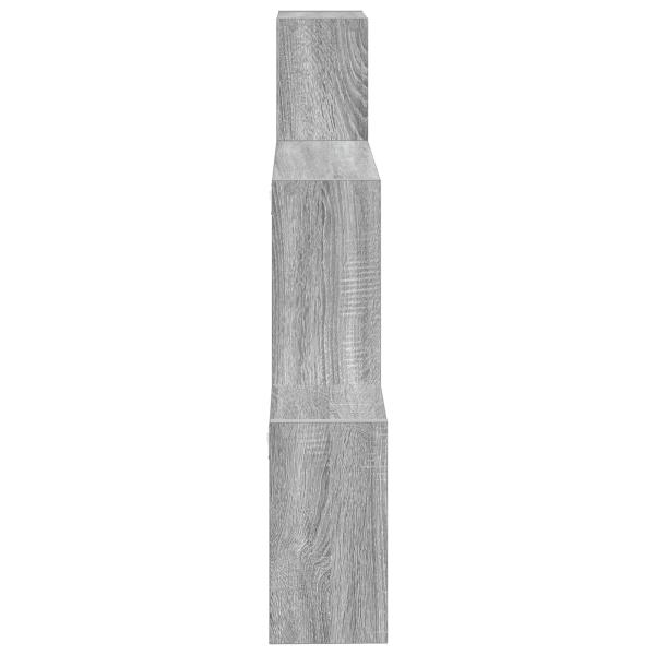 Wandregal Wandhalterung Grau Sonoma 91,5 x 15 x 76 cm