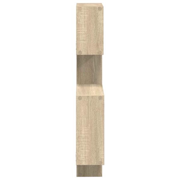 Wandwürfelregale Wandhalterung Sonoma-Eiche 64 x 13,5 x 91,5 cm