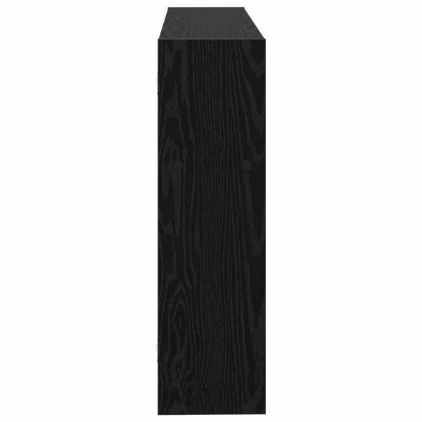 Wandregal Wandhalterung Schwarze Eiche 95 x 20 x 69,5 cm