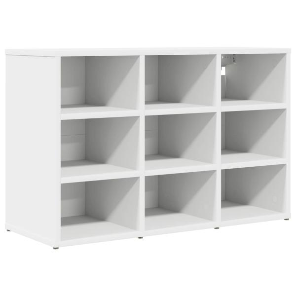 Schuhschrank 77,5 x 30 x 51 cm Holzwerkstoff Weiß