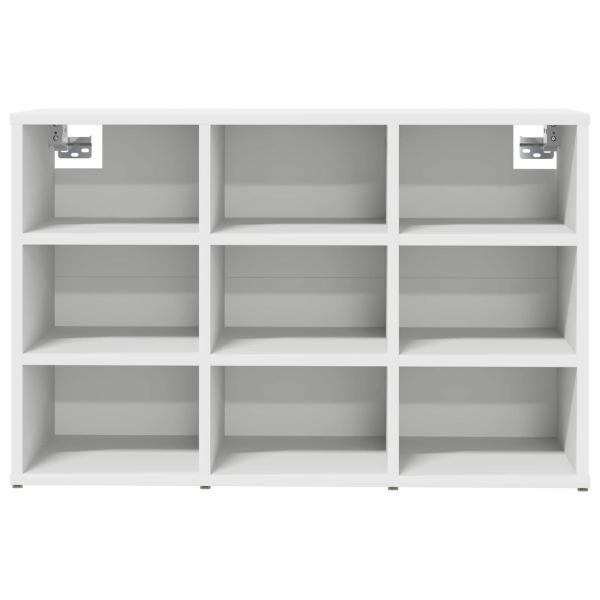 Schuhschrank 77,5 x 30 x 51 cm Holzwerkstoff Weiß