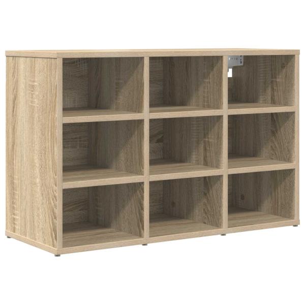 Schuhschrank 77,5 x 30 x 51 cm Holzwerkstoff Sonoma-Eiche