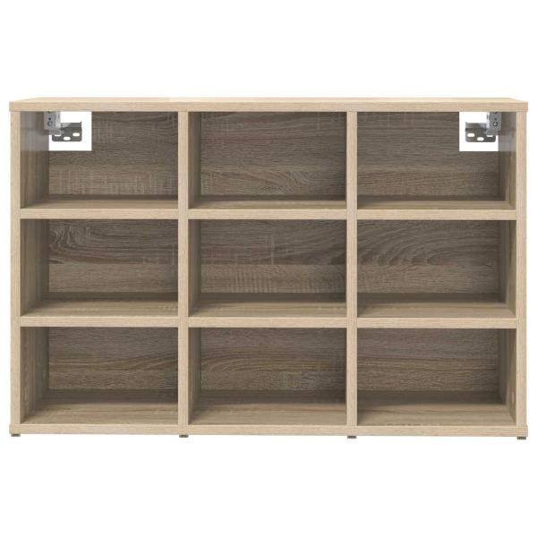 Schuhschrank 77,5 x 30 x 51 cm Holzwerkstoff Sonoma-Eiche