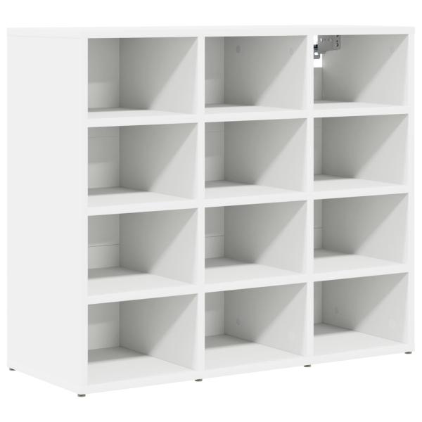 Schuhschrank 77,5 x 30 x 67 cm Holzwerkstoff Weiß