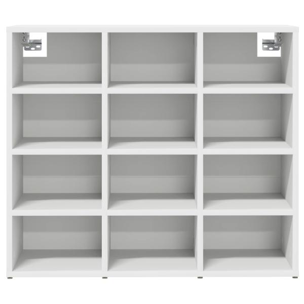Schuhschrank 77,5 x 30 x 67 cm Holzwerkstoff Weiß