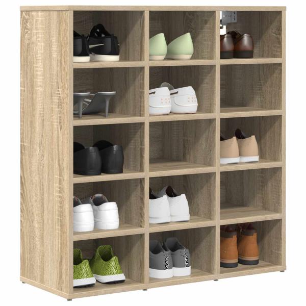 Schuhschrank 77,5 x 30 x 83,5 cm Holzwerkstoff Sonoma-Eiche