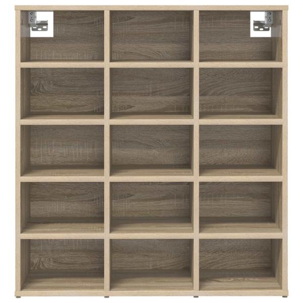 Schuhschrank 77,5 x 30 x 83,5 cm Holzwerkstoff Sonoma-Eiche