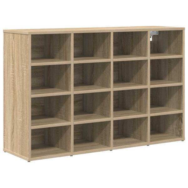 Schuhschrank 103 x 30 x 67 cm Holzwerkstoff Sonoma-Eiche