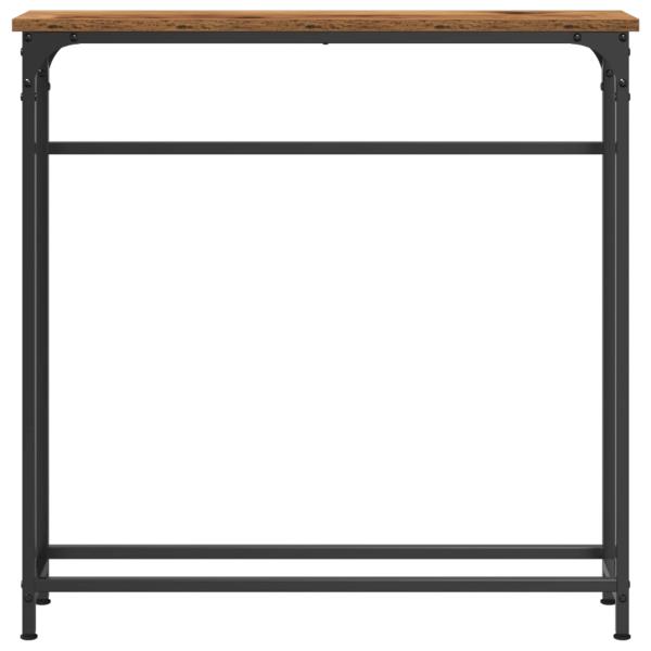 Konsolentisch Altholz 75 x 19,5 x 75 cm Holzwerkstoff