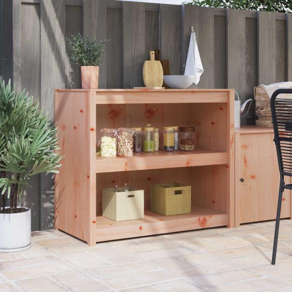 ARDEBO.de - Küchenschrank MEPPEL Braun Eichen-Optik 106 x 55 x 92 cm