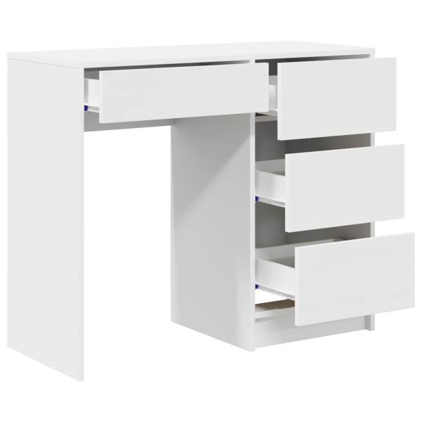 Schreibtisch Weiß Holzwerkstoff 90 x 37,5 x 75 cm