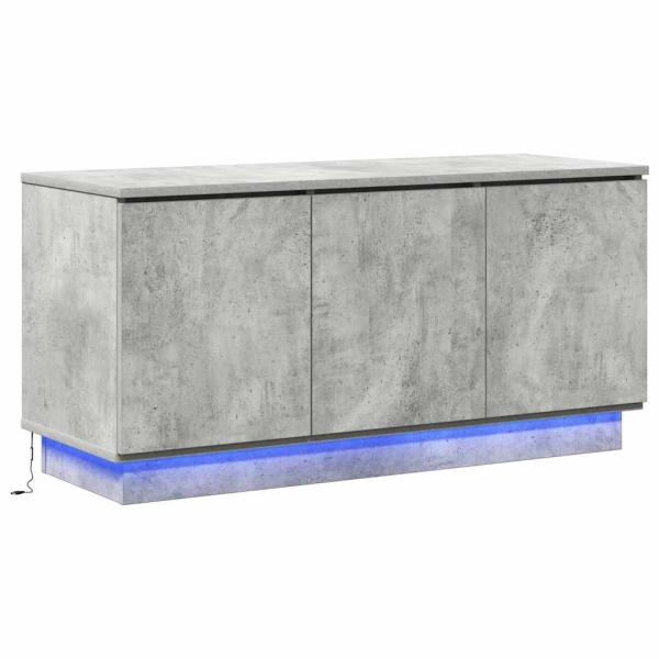 TV-Schränk 100 x 38 x 49 cm Beton Grau Holzwerkstoff