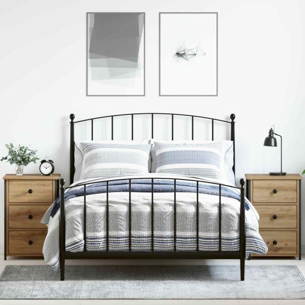 ARDEBO.de - Nachttisch 2 Stk. Braun 40 x 36 x 60 cm