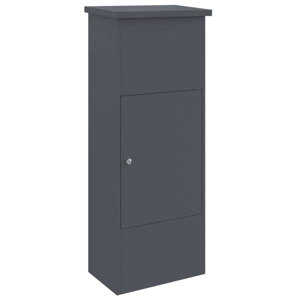 Paketdrop-Box mit Speicher Anthrazit 44,5 x 29 x 110,5 cm Stahl
