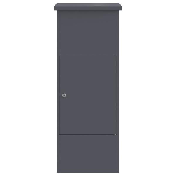 Paketdrop-Box mit Speicher Anthrazit 44,5 x 29 x 110,5 cm Stahl
