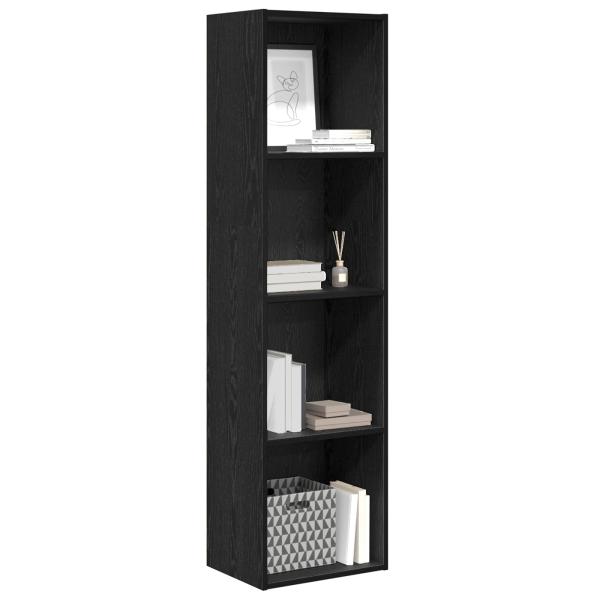 Bücherregal 4 Ebenen 40 x 30 x 152 cm Holzwerkstoff